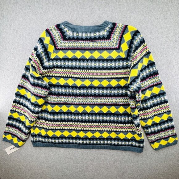 NWT Style & Co Fair Isle Sweater Size XXL Crewneck Long Sleeve Knit Pullover - Picture 9 of 11
